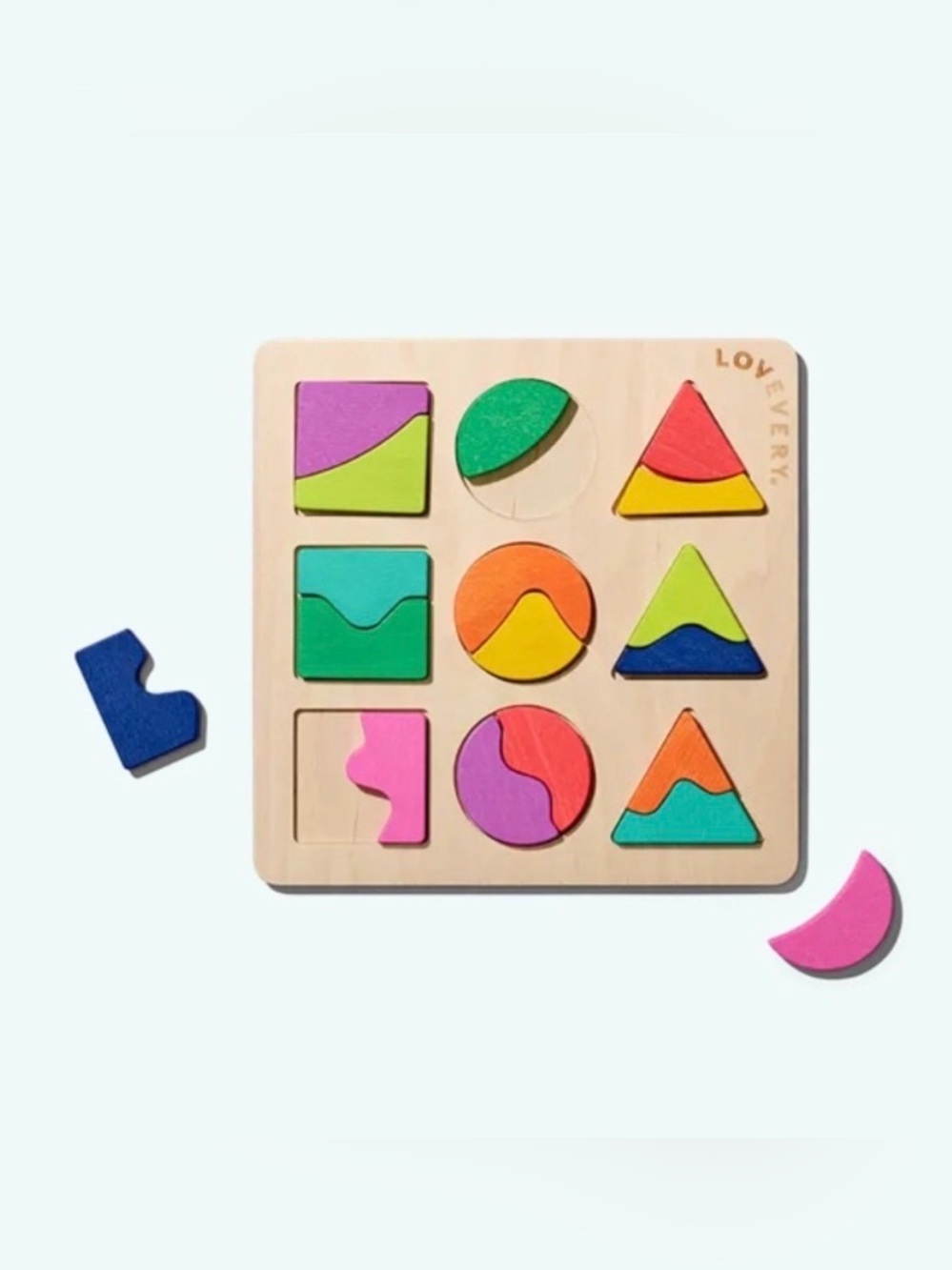 Lovevery Land & Sky Two-Part Puzzle Board